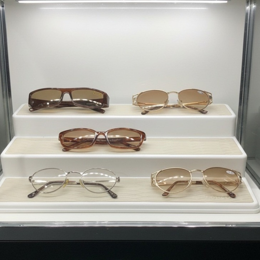 Mixed Lot of 5 Reading Glasses Tortoise Gold Metal Frames +1.25 +3.00 Strengths